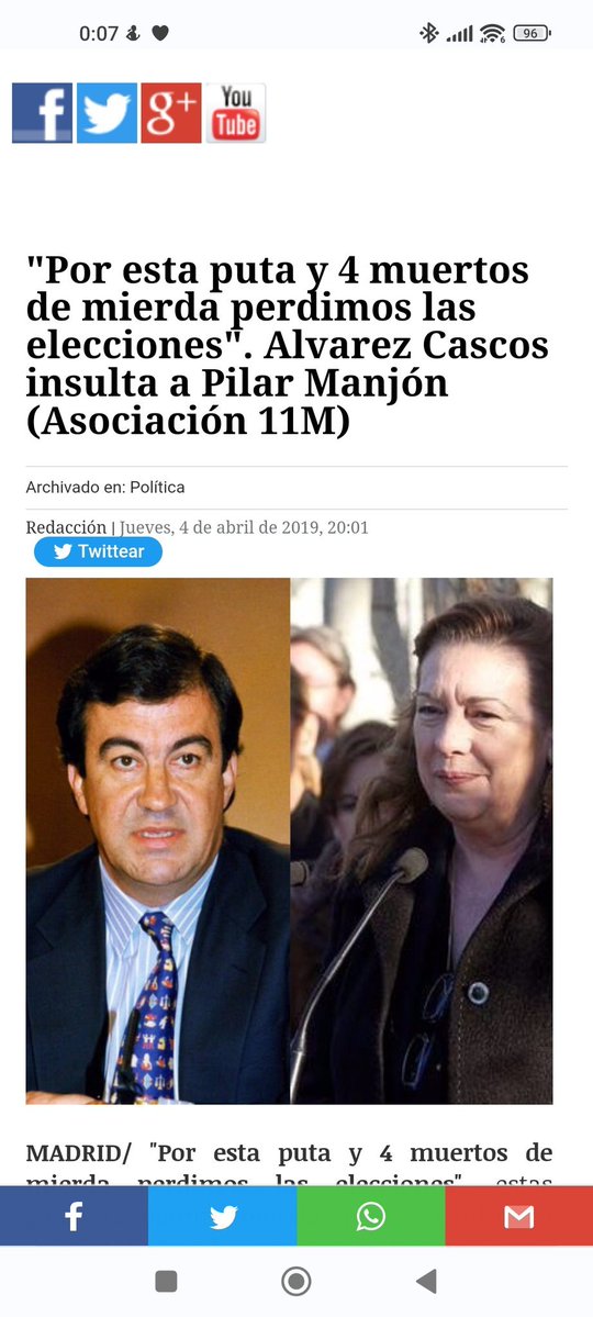 #11marzo para l@s que tenemos memoria, esta fecha representa lo que es la mafia del <a href="/ppopular/">Partido Popular</a> .
Utilizar el mayor atentado de nuestra historia con réditos electorales.
Gente de bien.