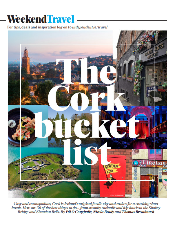 Best things to do in Cork? We've gone all in on the Rebel City in today's <a href="/IndoWeekend/">Weekend Magazine</a>... let us know what we got right (and what we missed)! independent.ie/life/travel/ir… Thanks to <a href="/ThomBreathnach/">Thom Breathnach</a> &amp; <a href="/Nicola_Brady/">Nicola Brady</a> #purecork