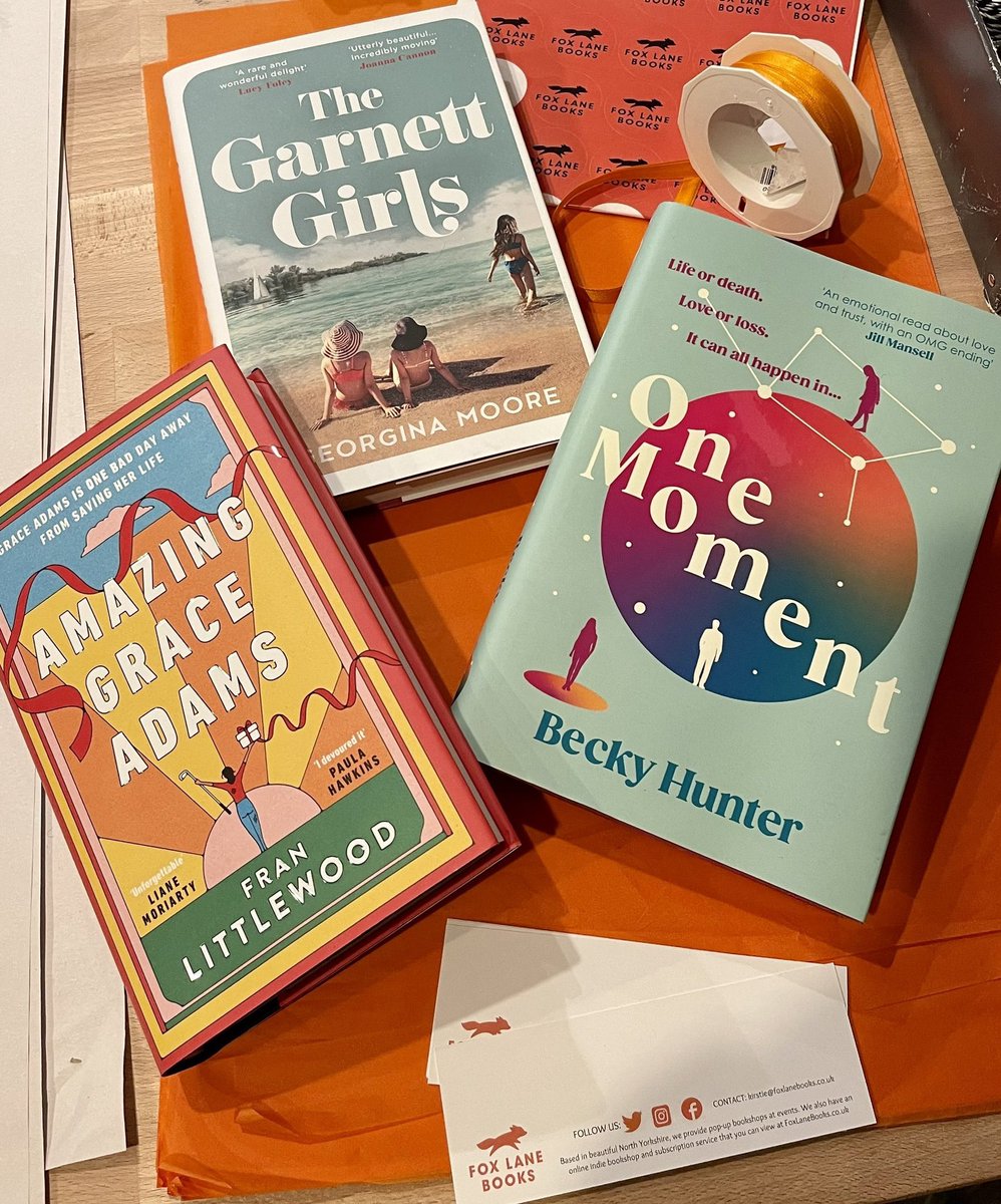 AboutGassing's tweet photo. #Giveaway For your chance to win these FANTASTIC books @PublicityBooks #TheGarnettGirls @_franlittlewood #AmazingGraceAdams @Bookish_Becky #OneMoment please like, follow me &amp; @foxlanebooks and RT before 23:59 on 19/3/23 and one lucky winner will be randomly selected! Good luck! https://t.co/R6lQl9NB2Q