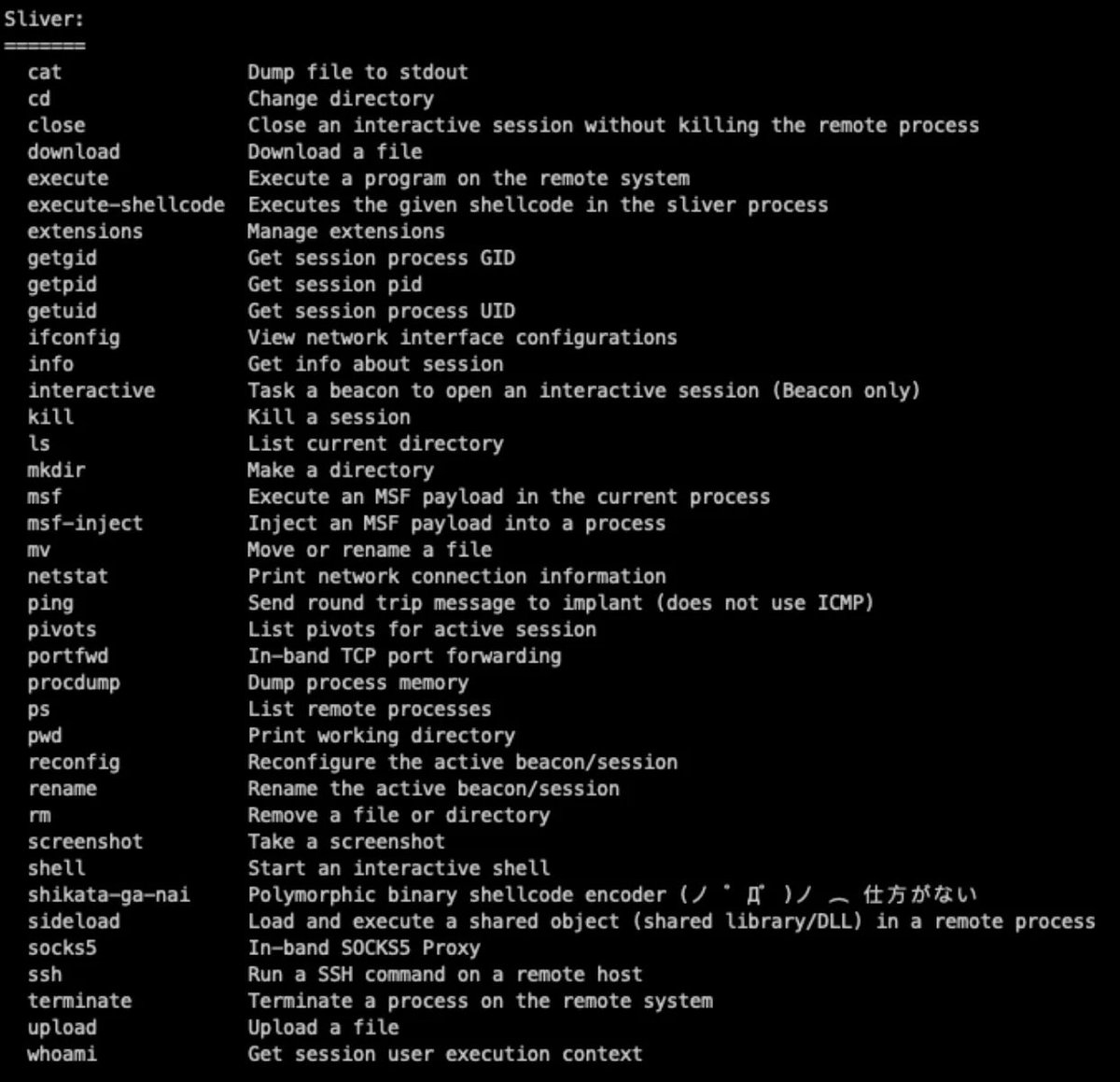 0xor0ne's tweet image. Analysis of Sliver (Adversary Emulation Framework) internals by @cybereason
cybereason.com/blog/sliver-c2…
#c2 #commandandcontrol #infosec #cybersecurity