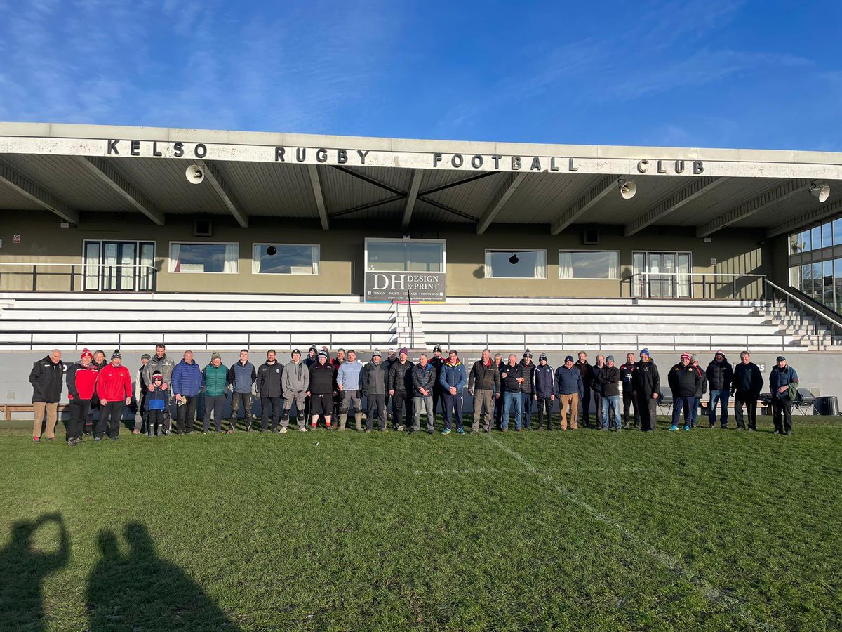 KelsoRugby's tweet image. Kelso RFC 1st XV vs @OfficialAyrRFC is ON today, Ko 3pm, Poynder Park

@Kelso_Quins vs Kirkby Lonsdale is ON, KO 11.30am, Poynder Park

All youth games have been cancelled due to frozen pitches. 

A huge thanks to the volunteers who helped take off the covers this morning.

⚫️⚪️