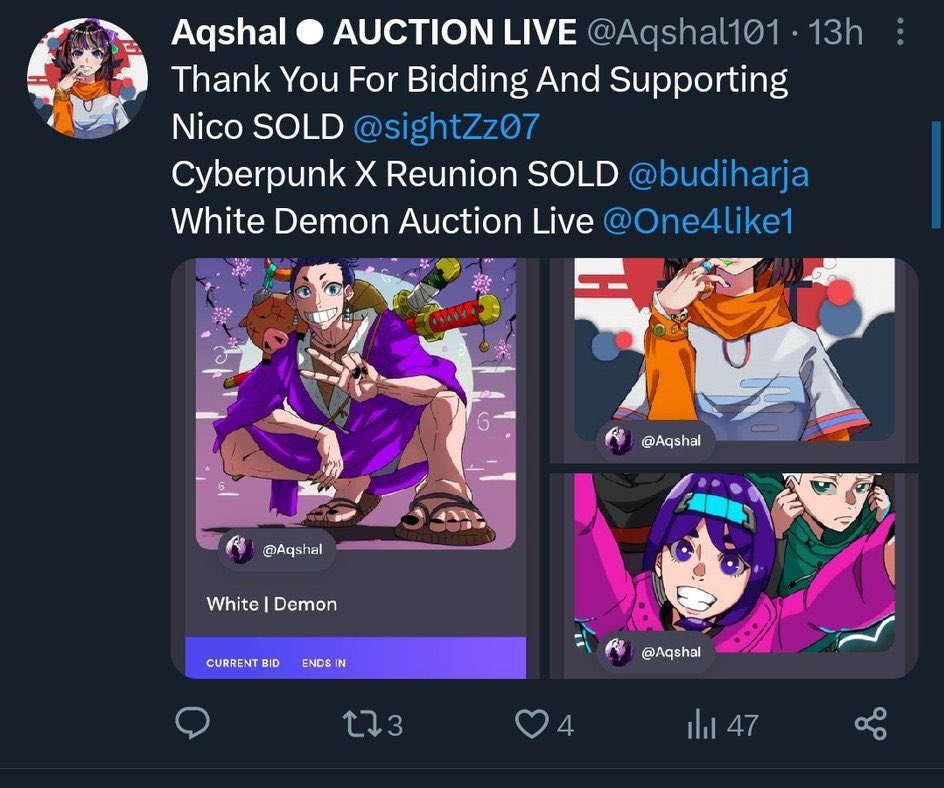 🚨🚨Everyone on <a href="/formfunction/">Formfunction</a>! Please report this f**king art thief!! @Aqshal101 stole art from my our friend <a href="/one_4you00/">ONE4🥇ou | BNB | Alifzz</a> and making sales!!!

formfunction.xyz/@Aqshal report his Formfunction too!!
