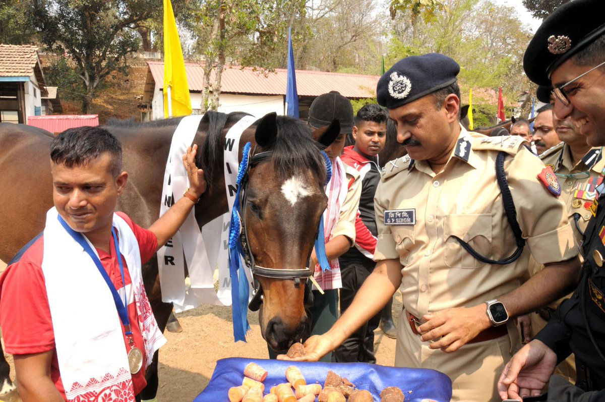GP Singh (@gpsinghips) on Twitter photo Our equestrian team won 9 medals at 3rd Assam Equestrian meet held at Numaligarh. We remain committed to take Assam Police Equestrain team to greater heights and glory. Compliments to the horses and the riders.
<a href="/assampolice/">Assam Police</a> <a href="/DGPAssamPolice/">DGP Assam</a> <a href="/CMOfficeAssam/">Chief Minister Assam</a> Our equestrian team won 9 medals at 3rd Assam Equestrian meet held at Numaligarh. We remain committed to take Assam Police Equestrain team to greater heights and glory. Compliments to the horses and the riders.
<a href="/assampolice/">Assam Police</a> <a href="/DGPAssamPolice/">DGP Assam</a> <a href="/CMOfficeAssam/">Chief Minister Assam</a>