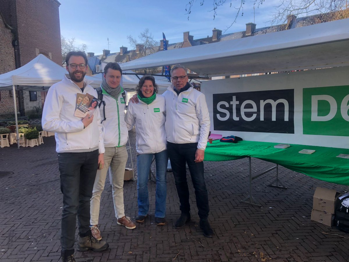 Ook vandaag staan we op de markt: ga stemmen op 15 maart!
@D66wageningen