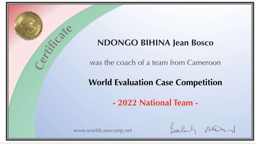 case_camer's tweet photo. Merci à monsieur @BihinaNdongo pour sa force de caractère dans le renforcement des capacités jeunes en évaluation.
@WorldCaseComp
@Eval_Youth 
@AfrEA_YEE 
@RFEvaluation https://t.co/5ifQ74m8ay