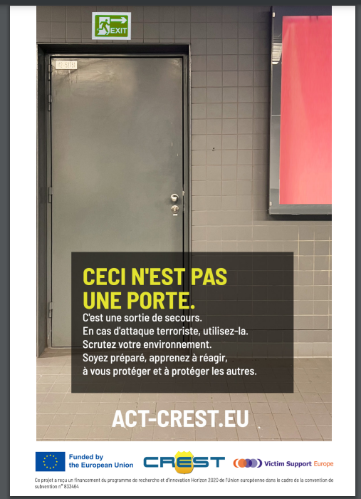 CrestProject's tweet image. #CRESTCampaign 
#ACTCREST #CRESTPROJECTEU
#TerrorismAwareness #StayAlert #EmergencyPreparedness  #StayInformed #SafetyFirst #ProtectYourself #EuropeAgainstTerrorism #VSE