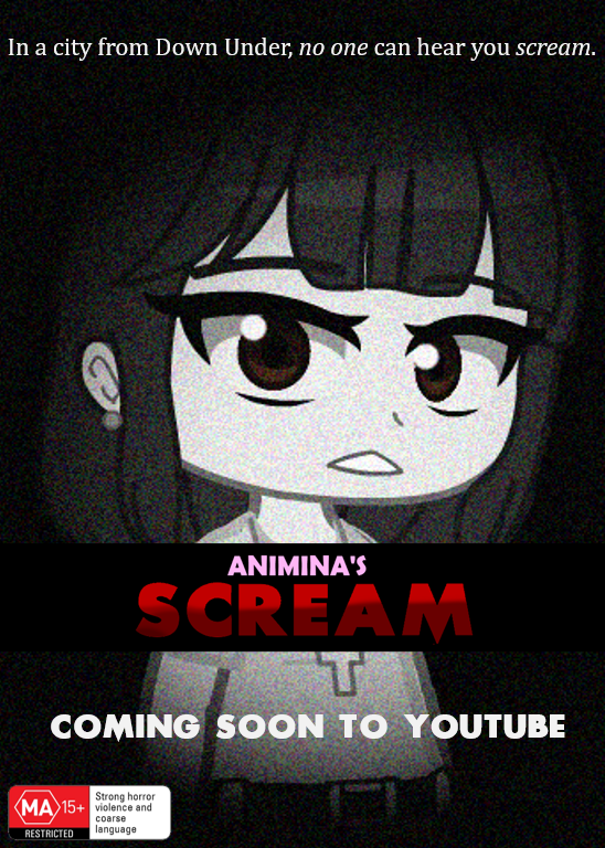 ItsMissMina_YT's tweet photo. No one can hear you SCREAM. #Scream #AniminasScream #GachaClub #FanmadePoster https://t.co/tW90nqqrD6