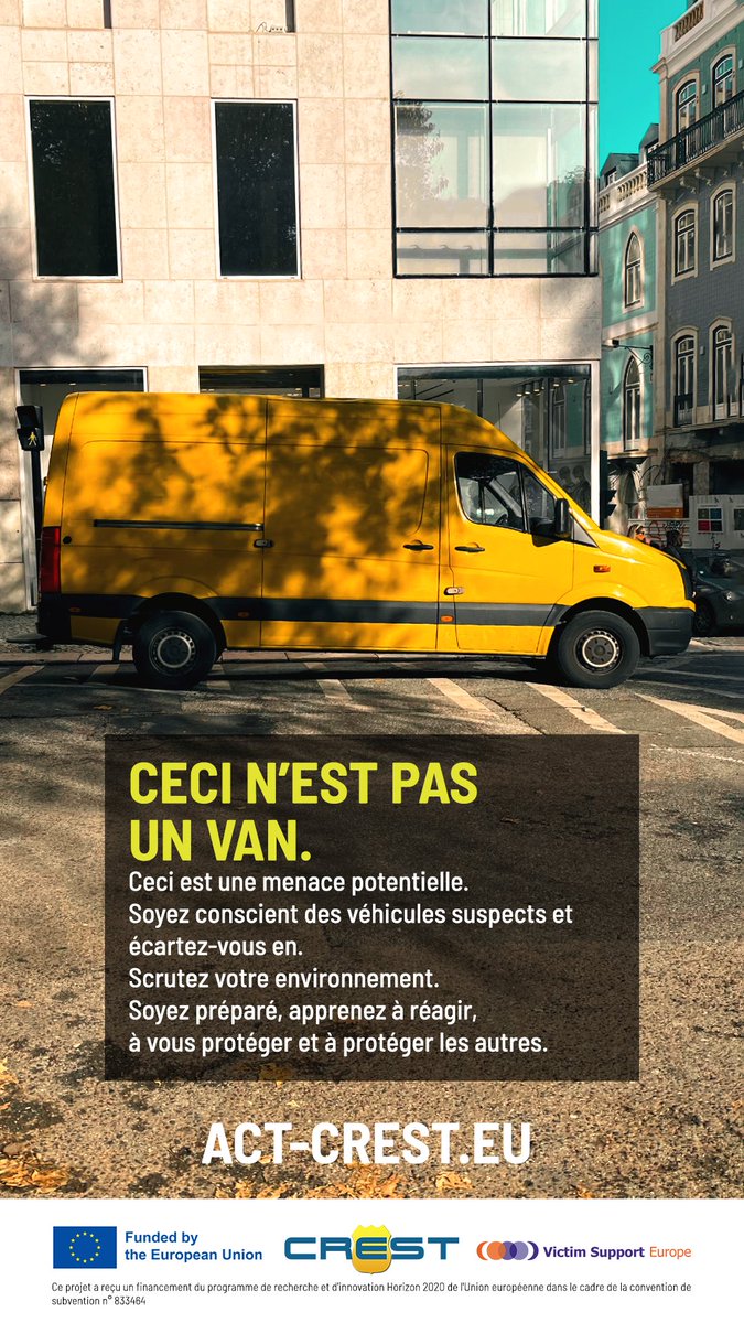 CrestProject's tweet image. #CRESTCampaign 
#ACTCREST #CRESTPROJECTEU
#TerrorismAwareness #StayAlert #EmergencyPreparedness  #StayInformed #SafetyFirst #ProtectYourself #EuropeAgainstTerrorism #VSE