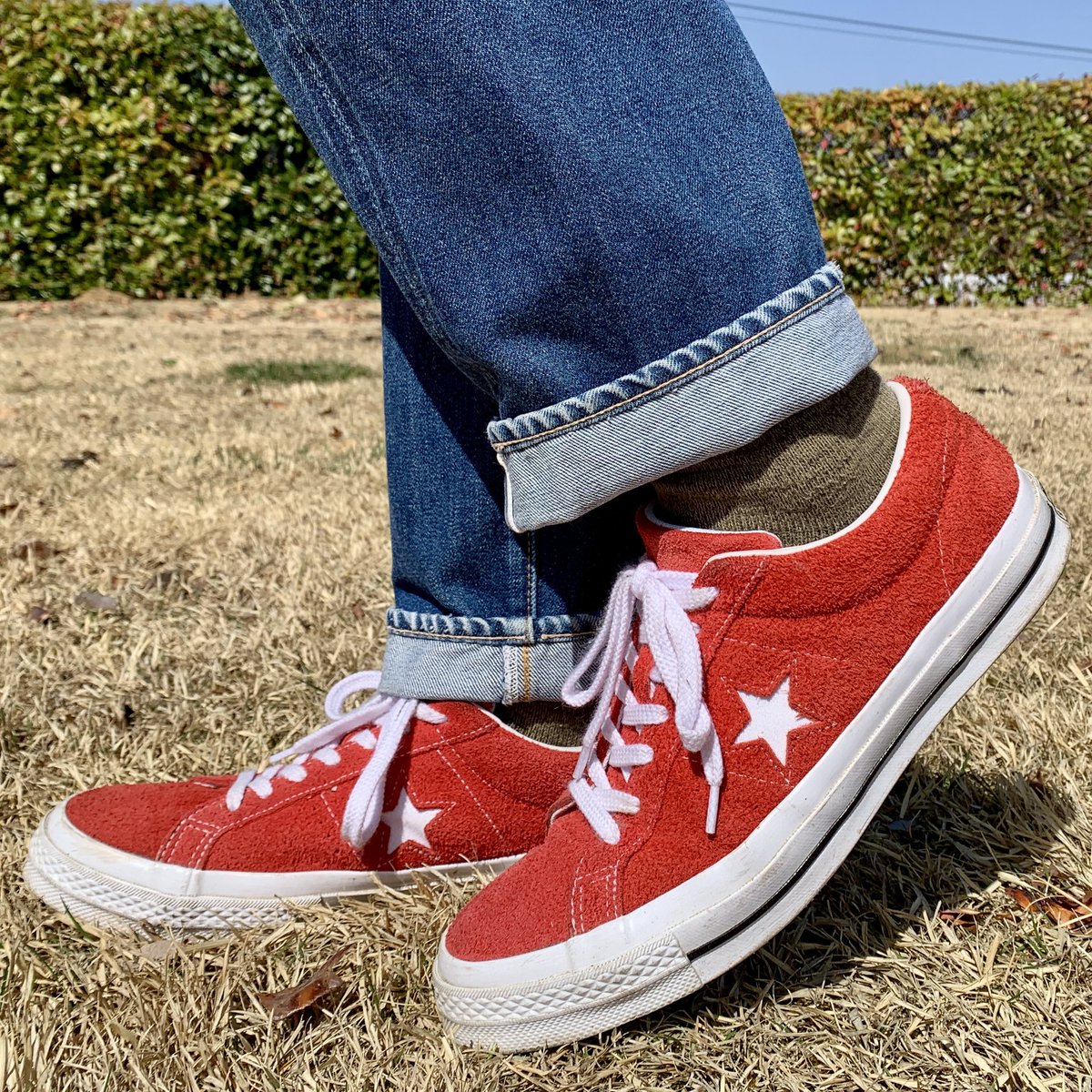 YossiyWear's tweet photo. #ワンスター #converseonestar
久しぶりにナイキ傘下のコンバース✨
ジーンズは #リゾルト ✨
#auralee のパーカーに旧 #リアルマッコイズ B-15C(mod) 着て #アメカジ おじさん✨
#gshock #gmwb5000 は本当何にでも合わせやすいです☺️
ちょいと遠出のお出かけしてます😌 https://t.co/wLSMRQ9OzR