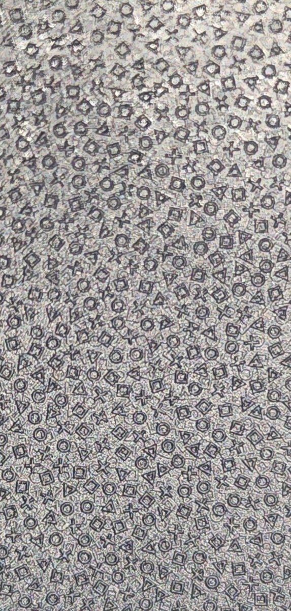 LudwigLaneMusic's tweet photo. I just realized that the rubber padding on my psvr 2 has perhaps millions of Playstation button shapes. Kudos Sony! It's eerie... kinda like looking at Hubble's Deep Field photo... #PSVR2 #Sony #PlayStation5 #PS5 https://t.co/XwmMtakDVl