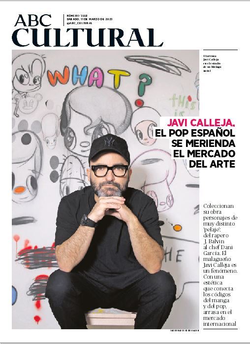 ABC_Cultural's tweet photo. Este fin de semana, nuestra revista analiza el 'fenómeno Javi Calleja', uno de los artistas españoles más cotizados, al que se rifan los coleccionistas internacionales. También, Julian Barnes y Annie Ernaux, y la nueva sección 'Colarse sin avisar', con Patricia Guerrero https://t.co/hAwSGjFtjm