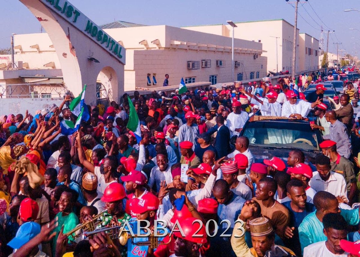 Kyusufabba's tweet photo. As we’ve come this far, I will like to thank the good people of Kano State for their continued love and unalloyed support. 

Let us all remain hopeful and resolute, as we have a date with history on the 18th of March. We shall prevail! - AKY https://t.co/XxxwGjdwB8