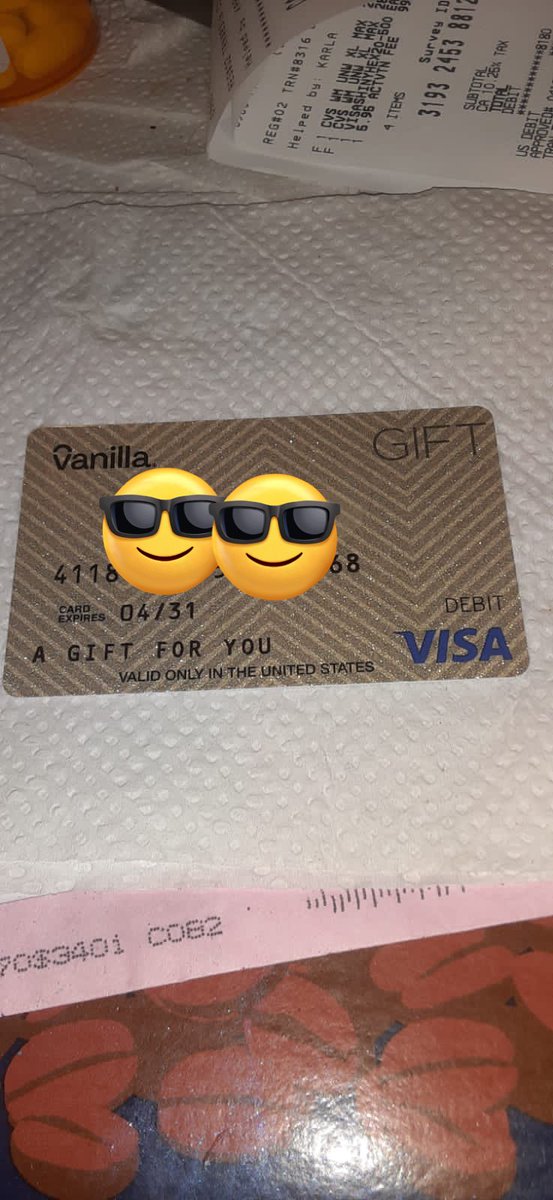 It’s another morning am sharing $1000 worth on vanilla gift cards 💳