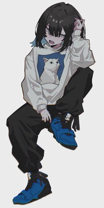 あちーから切っただけだ 