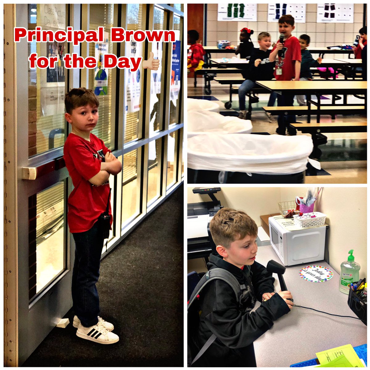 Thursday, <a href="/SHCrowleyElem/">S.H. Crowley Elementary</a> had a new Leader managing the campus, Princpal for the Day- Landyn Brown! He was awesome and loved the greeting things done on the walkie-talkie 👏🏽👏🏽👏🏽