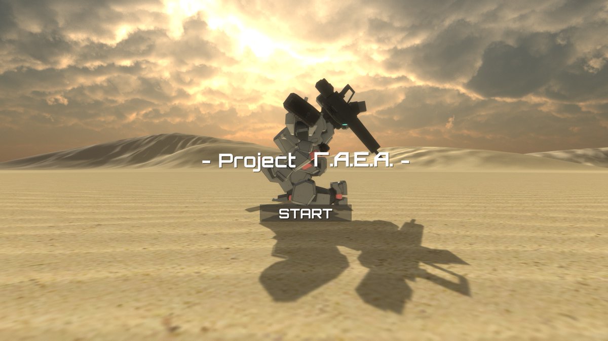 JP_amd65's tweet image. 先ほどRTした個人制作ロボゲーの動作確認版をダウンロードしてみました✨🤖🎮　

#ProjectGAEA