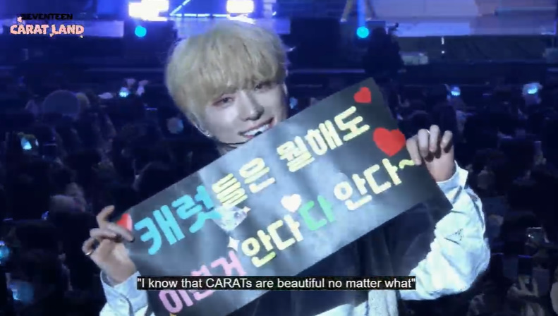 Today's slogans prepared by the boys for carats!!!
