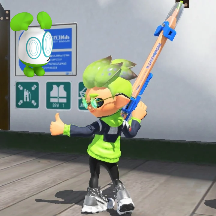 BugTypePerson's tweet photo. got a random idea to make what id think the ChuChu Pilots would look like + the weapons they would in Splat3
 
(was limited with clothes so forgiv me if they look goofy :'])

#Splatoon #Splatoon3 #chuchurocket https://t.co/jqkFQb8BOb