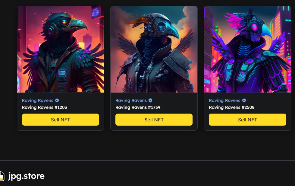 <a href="/RRavens_CNFT/">Raving Ravens</a> Nice , really like the art 
I will probably add some more to my Raven collection  Lets Rave 🎉