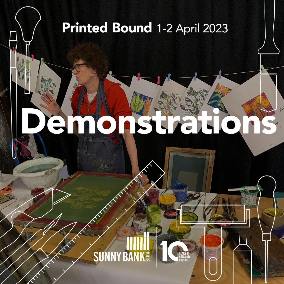 sunnybankmills's tweet photo. Today marks 3 weeks until Printed Bound 2023. Join us for a weekend celebrating the art of printmaking and artists' books with over 40 stalls per day, workshops, demos and more!
More info & tickets > https://t.co/caGtBABJ1C
#SunnyBankMills #Leeds #PrintedBound #PrintFair https://t.co/lHWsI53zJQ
