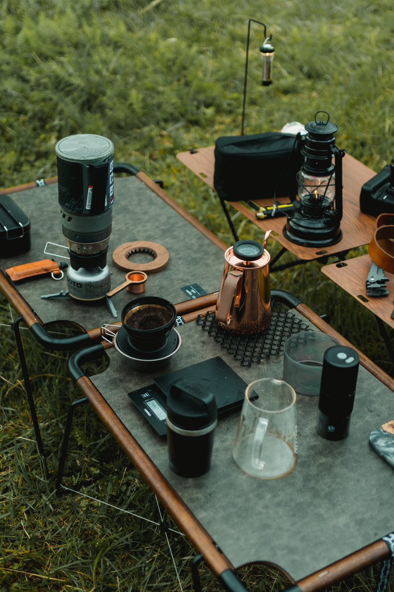 外カフェ、4名さまご案内☕️