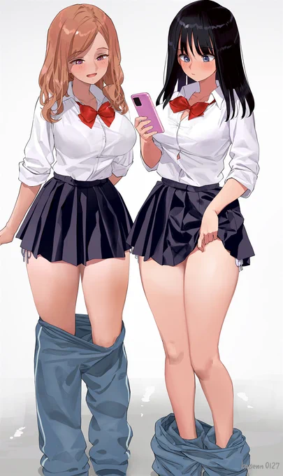 足元に脱ぎかけのジャージがあるだけでエロいなと思ったイラスト 