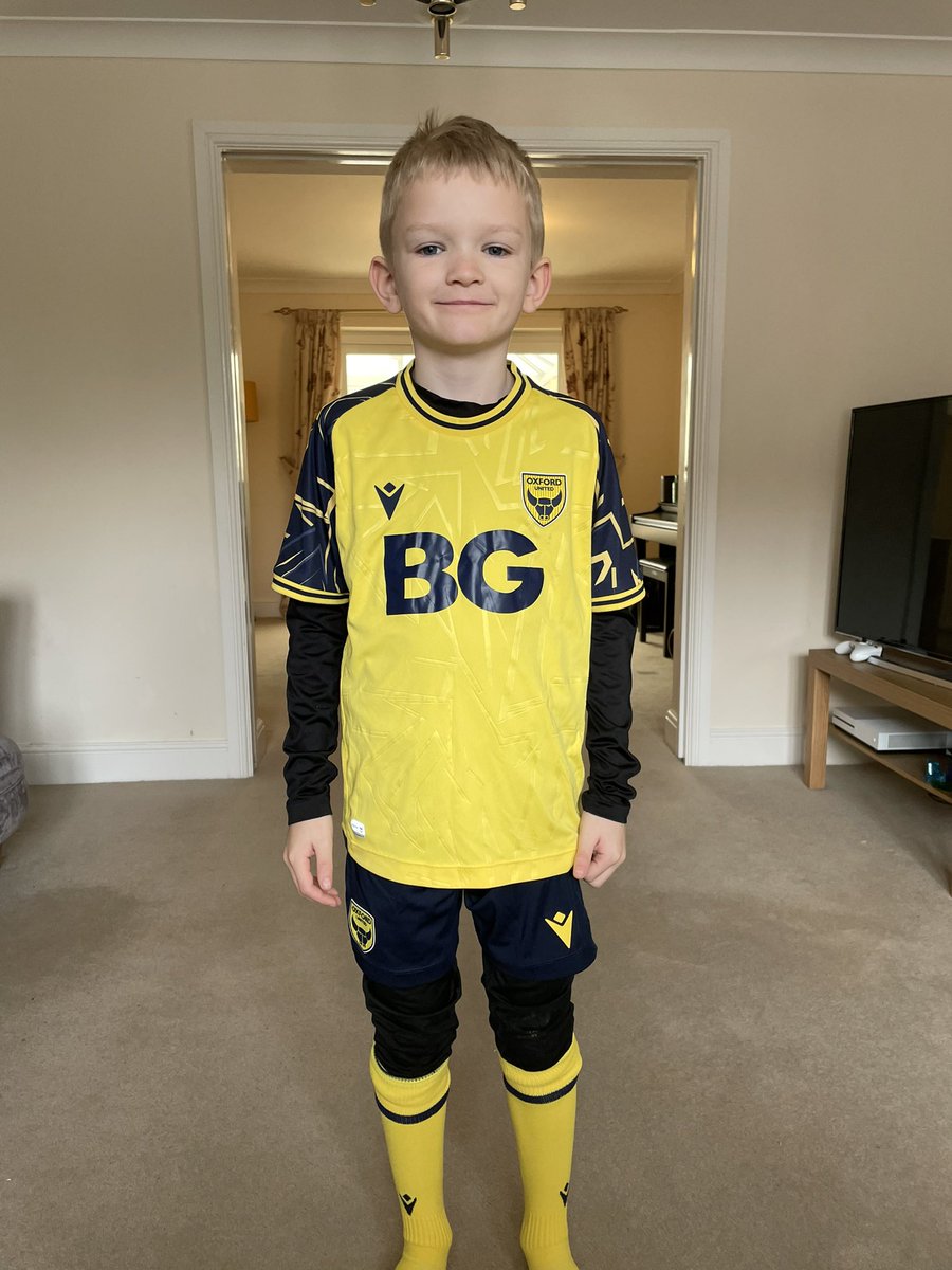 He’s been counting the days down to his Mascot experience today at <a href="/OUFCOfficial/">Oxford United</a> COYY