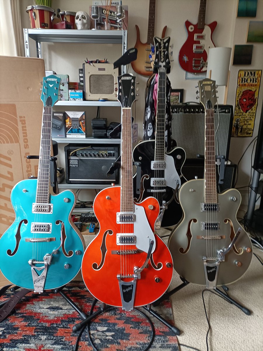 cheapvcats's tweet photo. To celebrate #Gretsch140 I've now entered 6120 society with the G5420T. It's absolutely gorgeous. Happy Anniversary.
#GretschOrange #Gretsch
#Gretschguitars https://t.co/mrhZIdYcm0