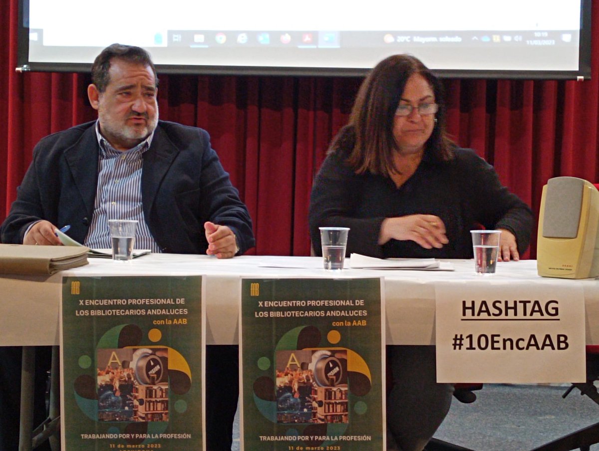 asociacionbibli's tweet photo. Iniciamos la Asamblea en el marco del X Encuentro Profesional de los Bibliotecarios Andaluces
#10EncAAB https://t.co/AzaGbhzFgr