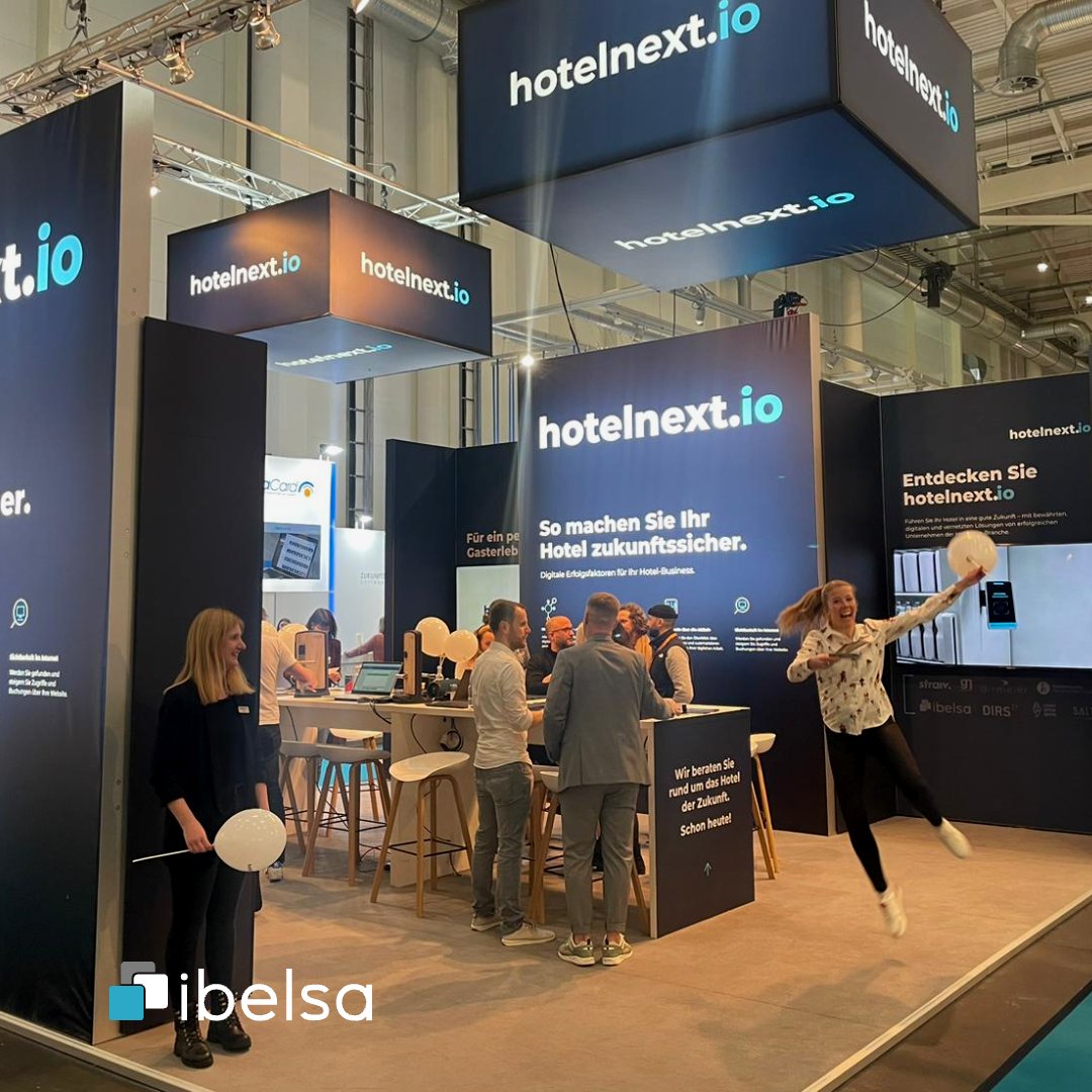 Gruß von Tag eins auf der INTERNORGA 💙

Wir mit Ibelsa sind übrigens an zwei Ständen: Hotelnext und Punktplanung und zeigen ibelsa pay by fanz. Bis später!