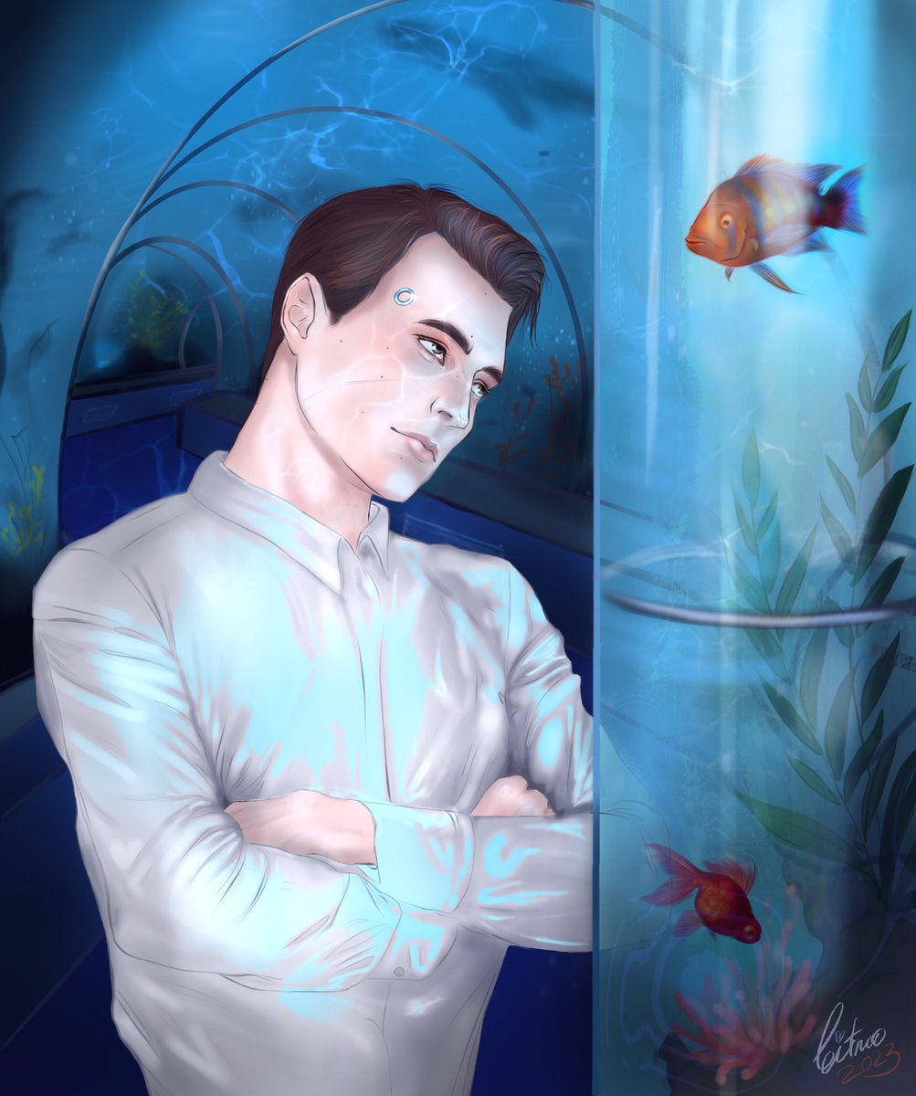 an old friend 🐠 

#DBH #DetroitBecomeHuman #dbhConnor