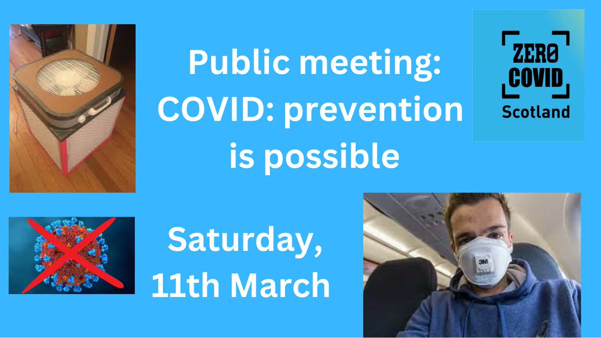 Still time to register for this afternoon's online public meeting: Covid - Prevention is possible, with Professor Stephen Reicher and Lara Wong, founder of Clinically Vulnerable Families: buff.ly/41Gd69T . 2-3.30 pm.