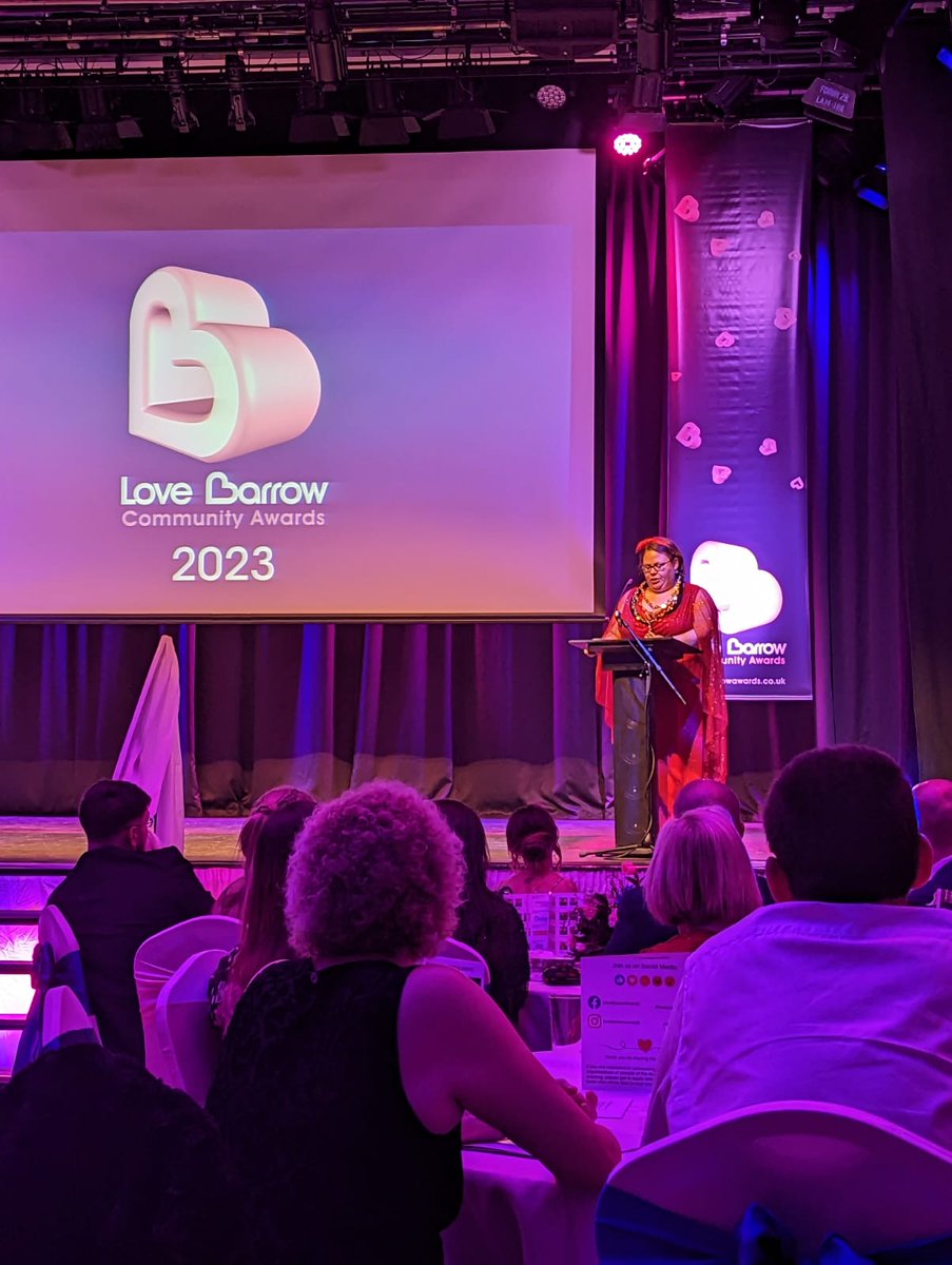 BarrowLabour's tweet photo. Congratulations to all the winners and runners up at the Love Barrow awards last night. Our Councillors, including the Mayor team, had the best time celebrating with you all ♥️ https://t.co/tY4nKfsZU1