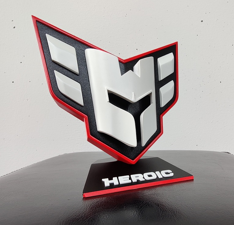 New <a href="/heroicgg/">HEROIC</a> logo has perfect design and colors for 3D printed version.
#Esports