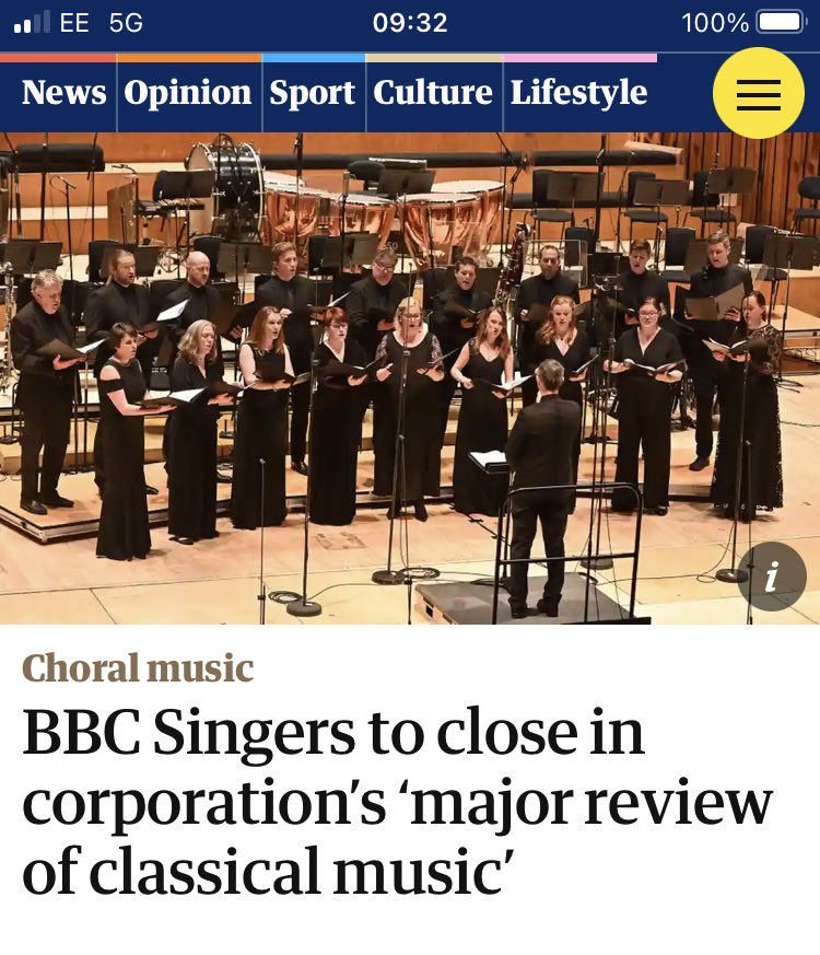 VictoriaCoren's tweet image. Perhaps it’s just too hard to find virtuoso chamber choristers who are  also politically neutral.