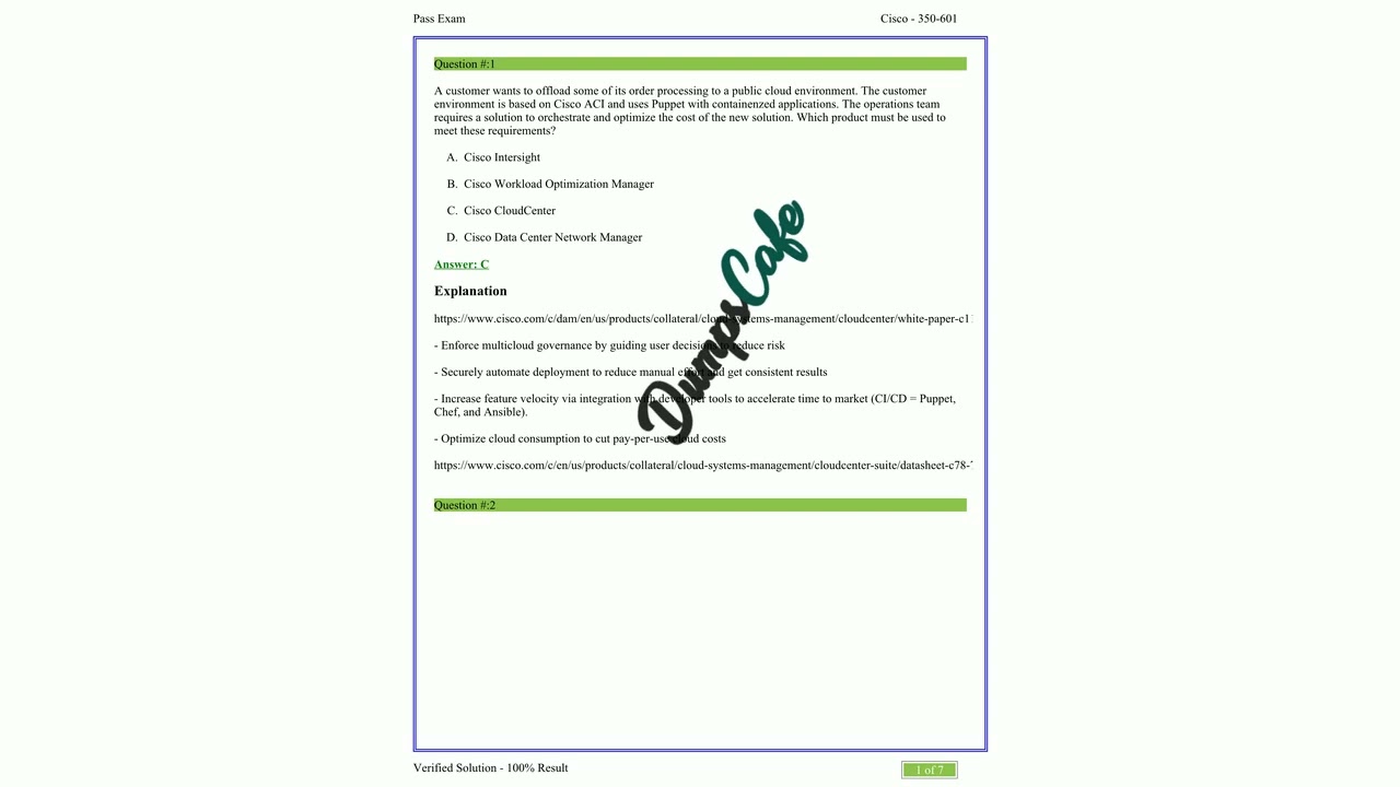 350-601 PDF Demo