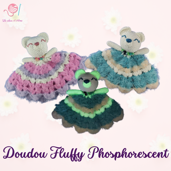 LeCoeurdAme's tweet photo. [#Crochet] Redécouvrir :  doudou Fluffy Phosphorescent ! 🐻

https://t.co/p1l3zaRR46 https://t.co/LPn2JJ6D24