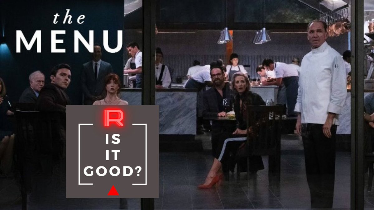REJIG_TV's tweet photo. The Menu Review: “The Menu” is a black comedy, but one played close to the bone. And it is a thriller, because after a while what’s being served to the diners segues from pretentious to dangerous.

https://t.co/kL9GoUIy33 https://t.co/WJ2HxNm5f3