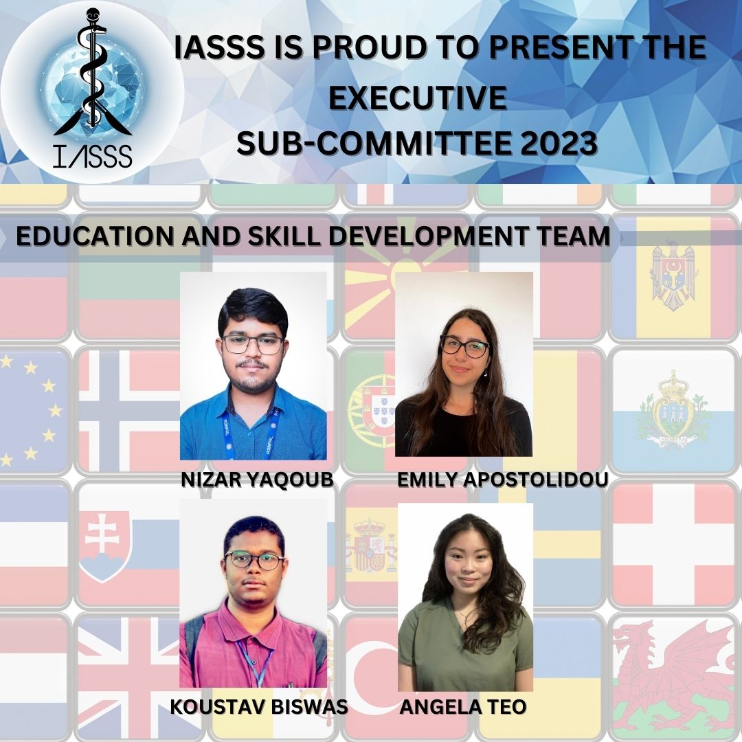 IASSS_1's tweet photo. IASSS is proud to present the Executive Subcommittee 2023!
A shoutout to our Education and Skills Development Team!
Spanning across nations, this team makes our educational initiatives a success.
#iasss #surgicalsociety #subcommittee #surgical #surgicaleducationtraining https://t.co/qayuKaHGoH