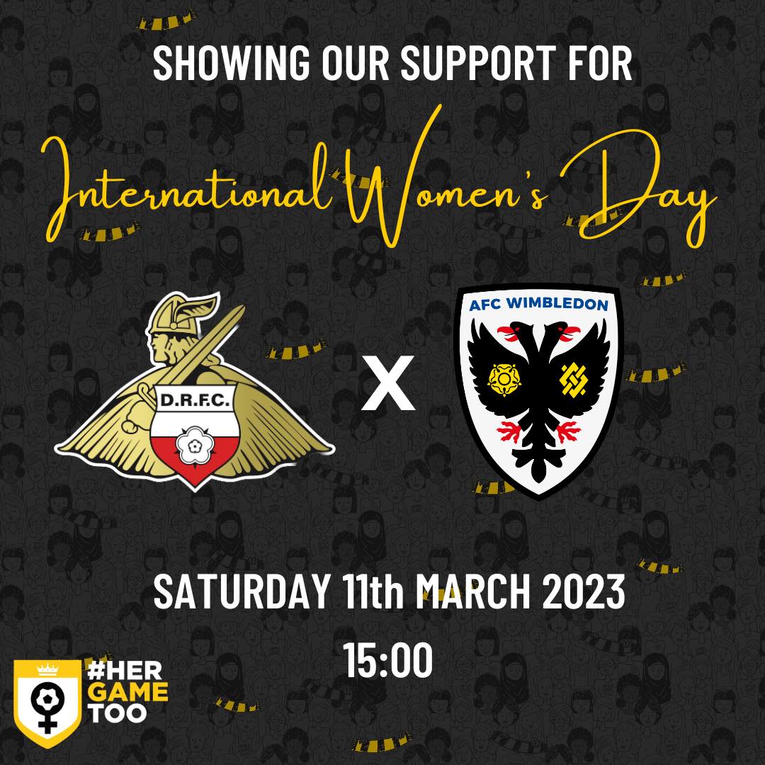 DRFCWSG's tweet photo. Good Morning all! The WSG have lots of exciting events happening today in support of International women's week! @drfc_official #DRFC #HerGameToo https://t.co/s0ywVUIQsZ