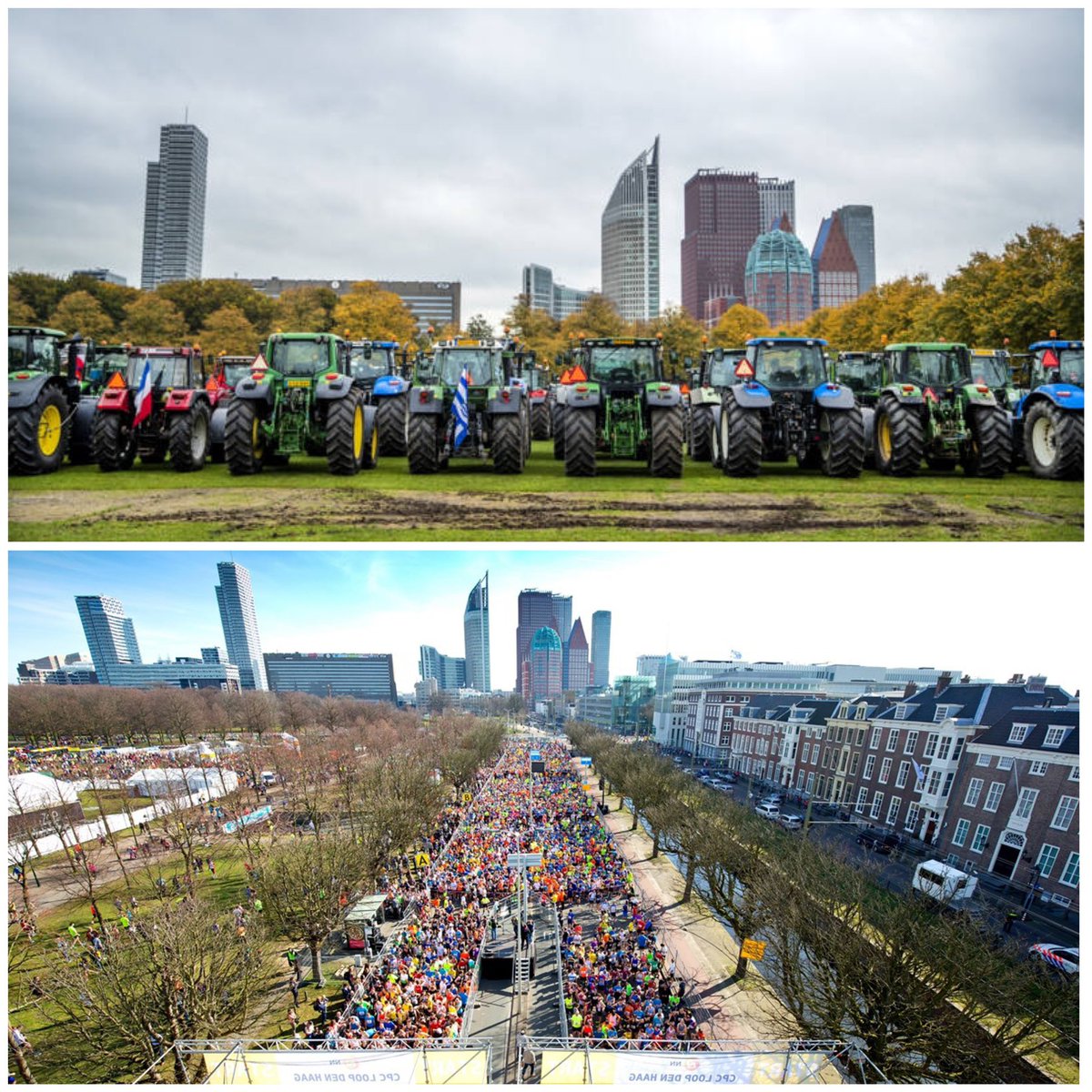 KarinMariaKeser's tweet image. Was Zondag 12 maart toch niet een betere dag  geweest voor het boerenprotest in het Zuiderpark wanneer ook de CPC loop in Den Haag is, een groot event waar je een nog groter statement kunt maken (?)

Laat de boeren maar gezellig een nachtje blijven logeren 😉

#winwin
#samenloop