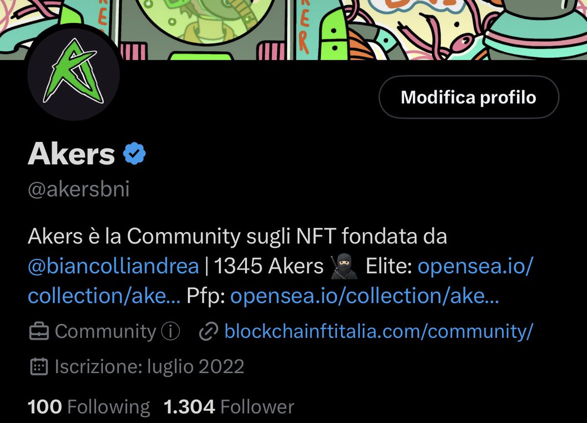 AKERS HAVE BEEN VERIFIED🥷💚💙
