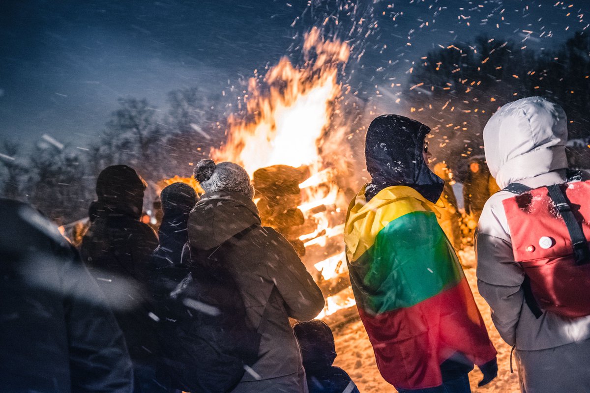 GoVilnius's tweet photo. Today, March 11th, marks the day when Lithuania declared independence from the Soviet bloc in 1990. The butterfly effect is real🦋, and today we stand in solidarity with #Ukraine, #Georgia, and other nations fighting for a brighter tomorrow. https://t.co/lGzXnuGfwP