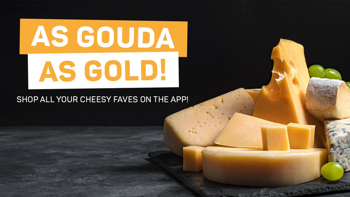 Pick n Pay asap! on Twitter "As gouda as gold! Order all your