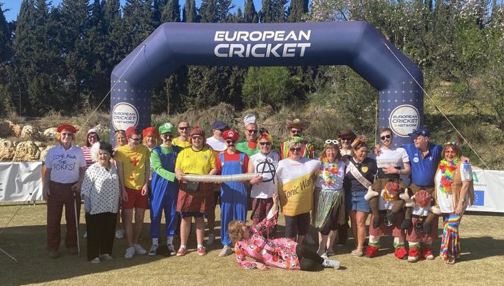 Forfs_Juniors's tweet photo. @the_forfs supporters are ready for @EuropeanCricket Finals Day at @CartamaOval!!!!! Come on the Forfs!!!!! https://t.co/p7KM7UQPiI