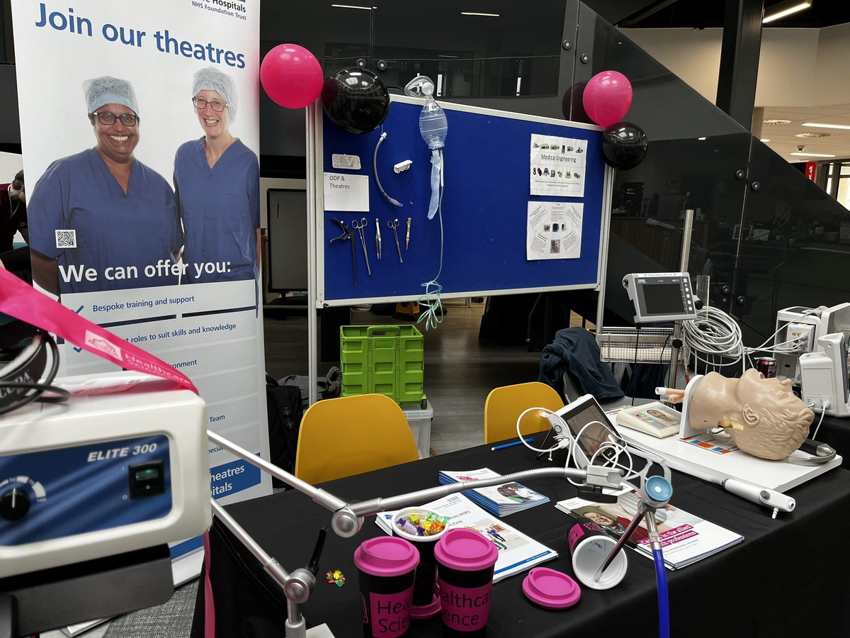 Healthcare Scientists and Allied Health professionals Career Event <a href="/uniofglos/">University of Gloucestershire</a> <a href="/gloshospitals/">Gloucestershire Hospitals NHS Foundation Trust</a> #alliedhealthprofessionals #hcsw23 #odp #ahp Come say Hello!