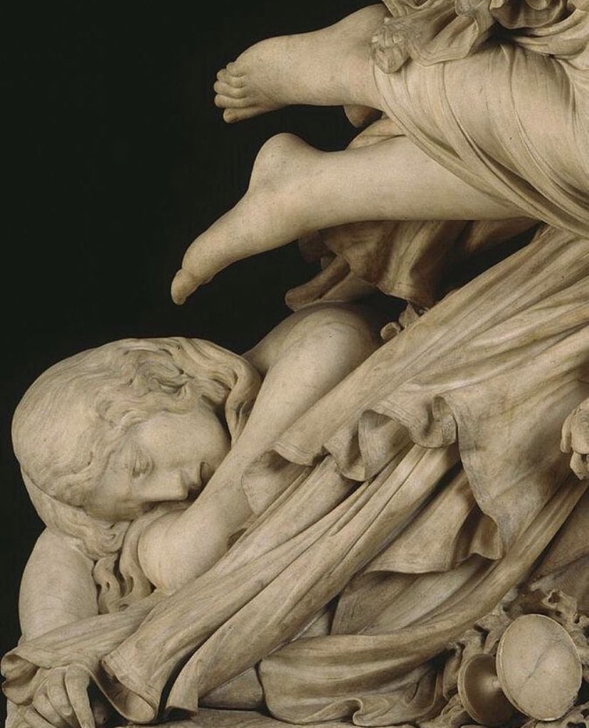 AcademiaAesthe1's tweet photo. The Sleep of Sorrow and the Dream of Joy,1861. By Raffaele Monti

Victoria &amp; Albert Museum, London https://t.co/tlM4IKLDU3
