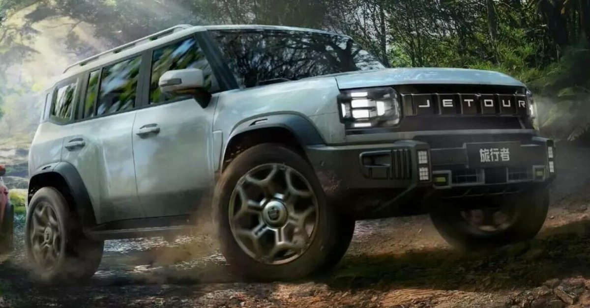 LandRoverFanClb's tweet photo. Jetour Traveller, il clone cinese del Land Rover Defender 
#LandRover https://t.co/yLswRMmZM7
