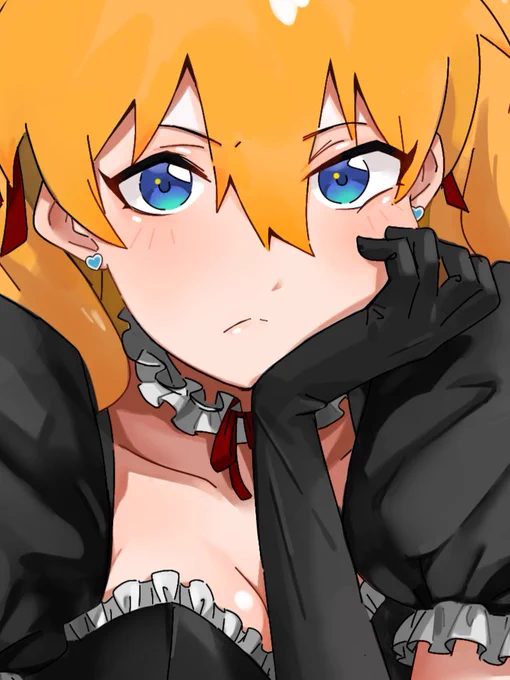 ゴスロリも似合うアスカさん#シンエヴァ #アスカ #イラスト 