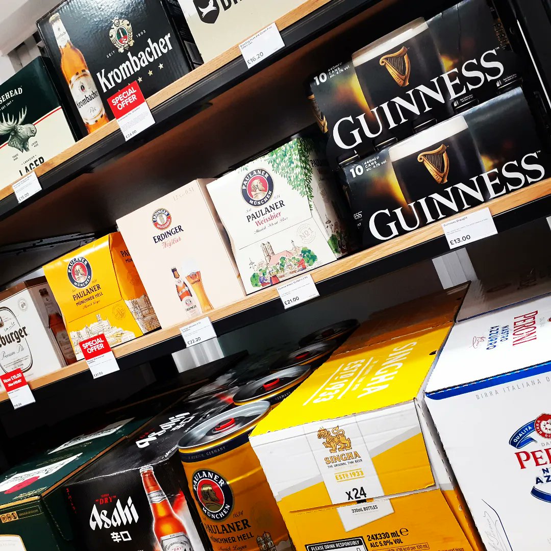 We are fully stocked on beer for your weekend so make sure you're ready for the Rugby......or the Football! @guinness @peroniuk @asahisuperdry #seeyouinstore #majesticwine 

#beer #lager #guinness #cider #ale #saturdaysport #rugby #sixnations #football #premierleague #weekend